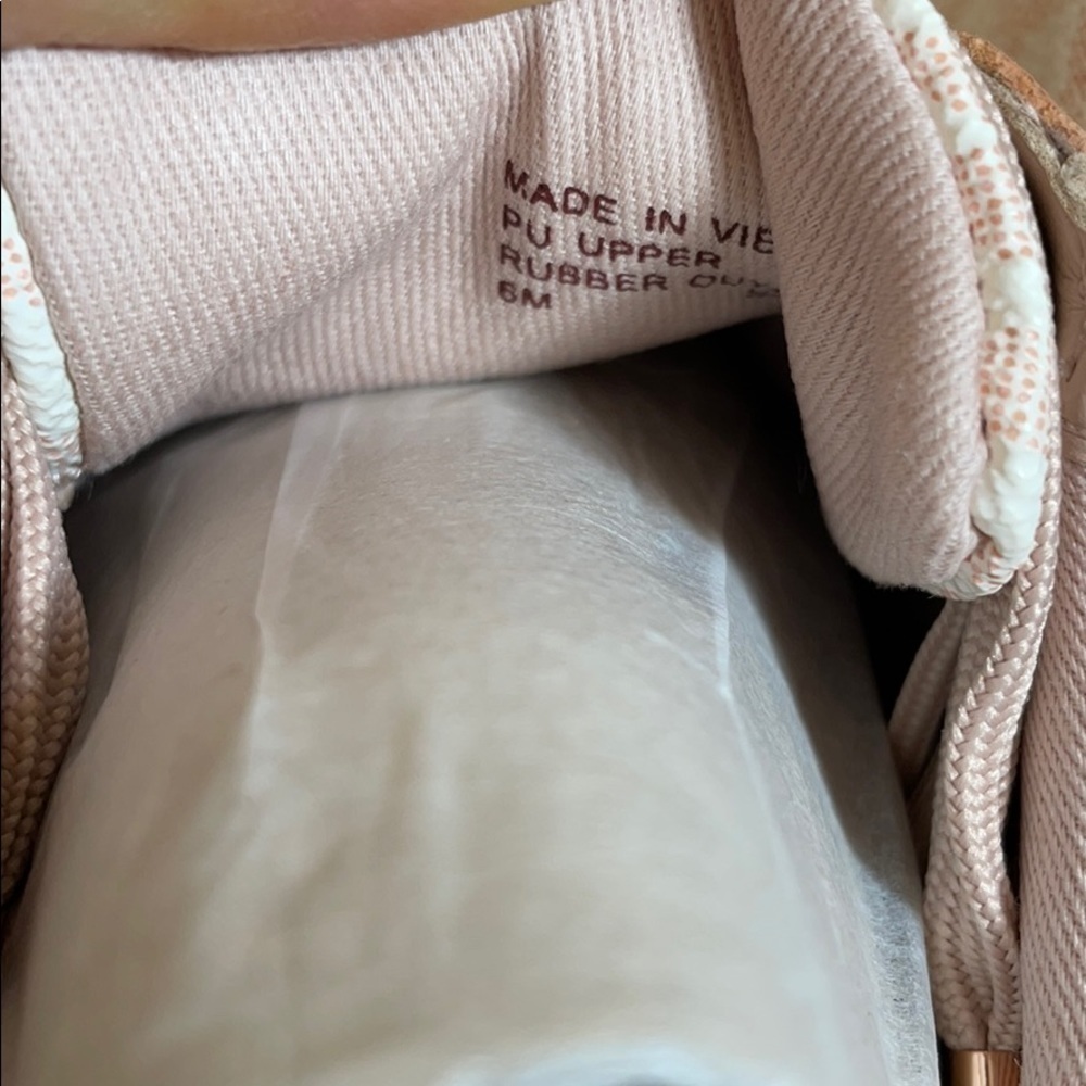 Michael Kors Poppy lace up soft pink shoes 6 - Picture 7 of 8